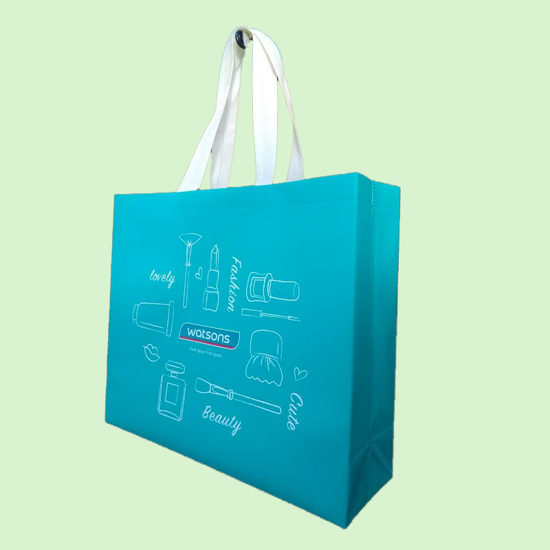 屈臣氏無紡布立體袋藍(lán) 屈臣氏無紡布立體袋藍(lán)